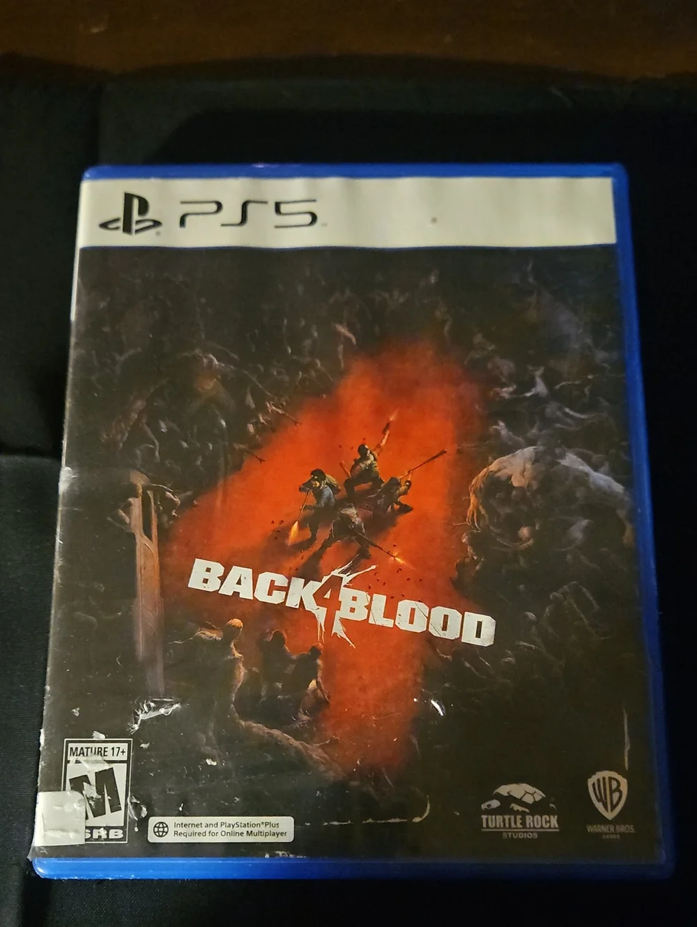 Sony PS5 Back 4 Blood Game Case - Blue, Black, Red